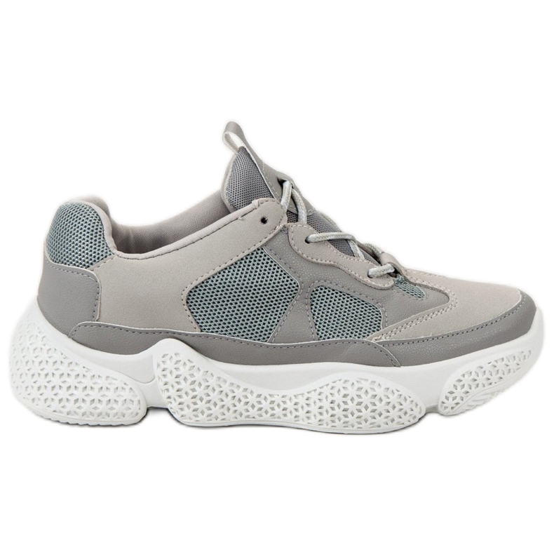 SHELOVET Baskets grises à la mode SHELOVET Baskets grises à la mode