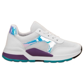 SHELOVET Chaussures de sport confortables blanc