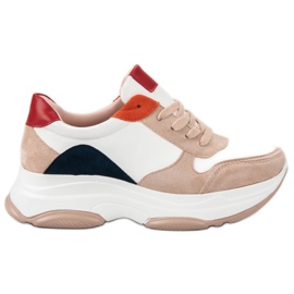 SDS Baskets légères brun multicolore SDS Baskets légères brun multicolore