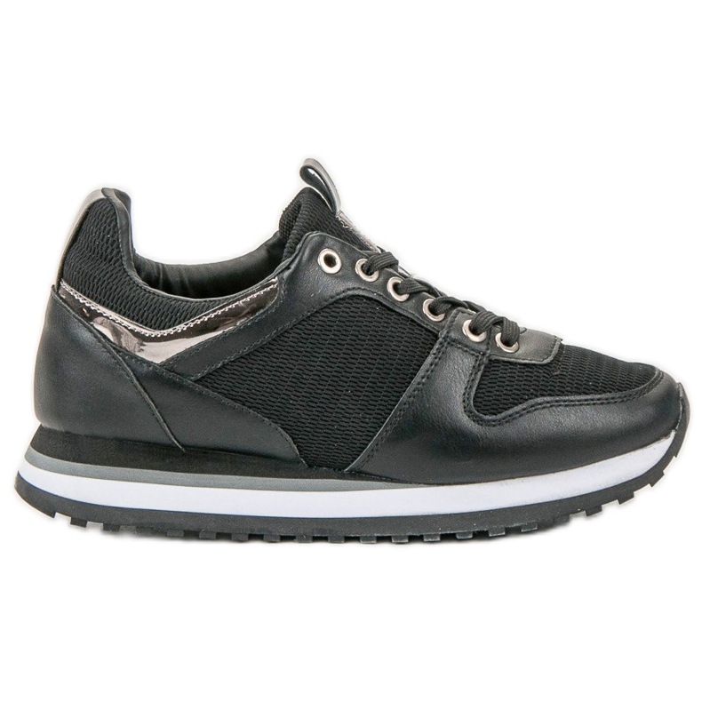 SDS Chaussures de sport noires le noir