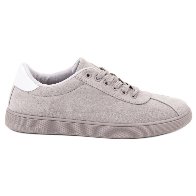 Ideal Shoes Chaussures à lacets grises Ideal Shoes Chaussures à lacets grises