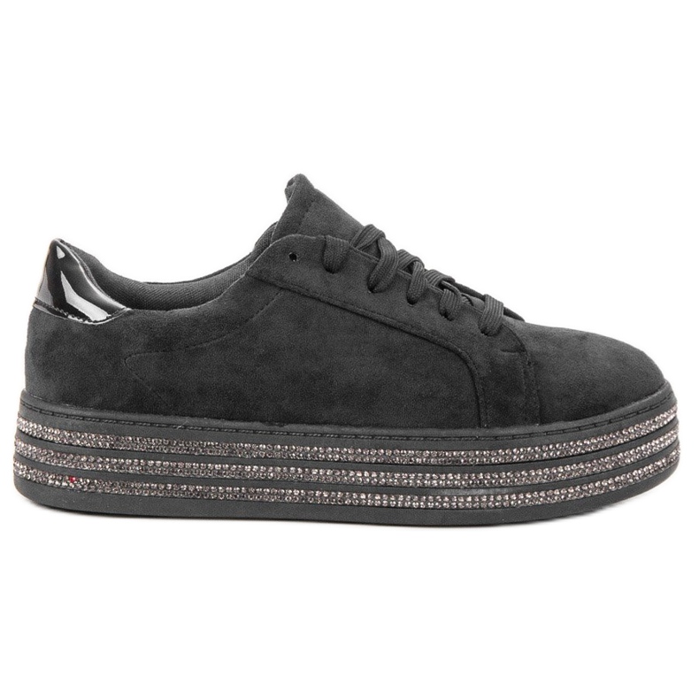 Bestelle Chaussures de sport en daim le noir