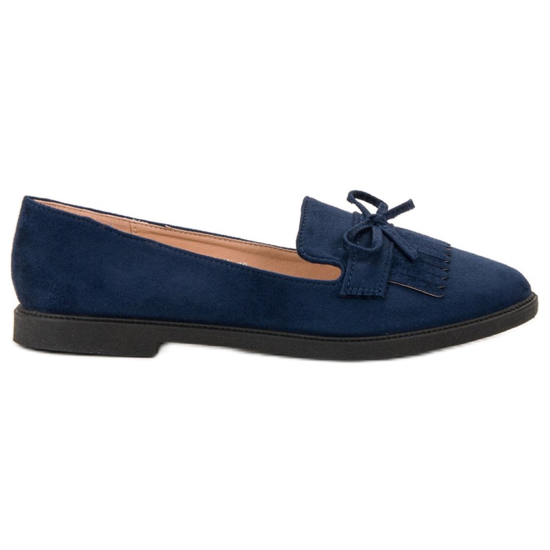 SHELOVET Mocassins bleu marine