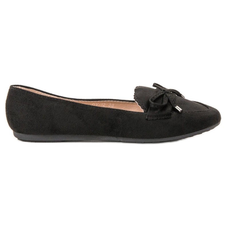 Ch. Creation Ballerines en daim le noir