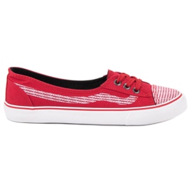 J. Star Baskets rouges blanche J. Star Baskets rouges blanche