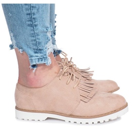 Mocassins beiges à franges Crushing Hard