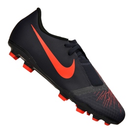 Nike Jr Phantom Vnm Academy Fg Jr AO0362-440 chaussures de football le noir le noir