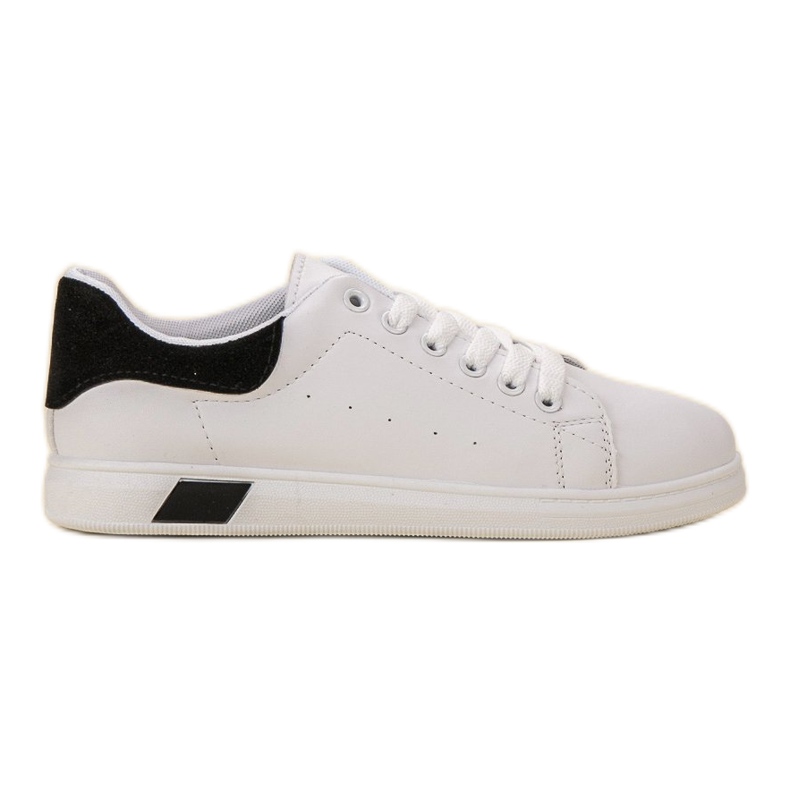 Ideal Shoes Chaussures de sport pour femmes blanche