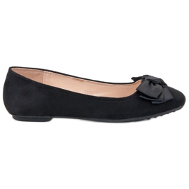 Nio Nio Ballerine Avec Noeud noir