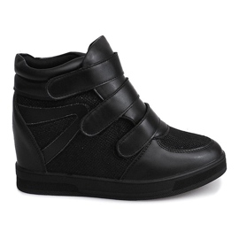 Baskets Compensées 7776 Noir le noir