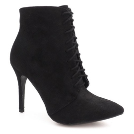 Bottes À Talons Hauts LB-229 Noir