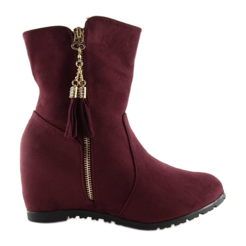 Boots bordeaux AB02-36 Winered rouge