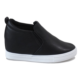 Baskets noires sur le coin DD384-4 le noir
