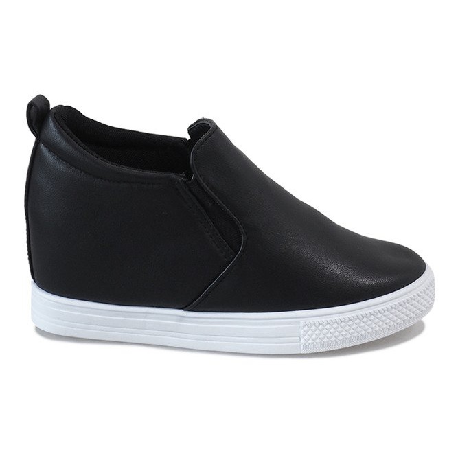 Baskets noires sur le coin DD384-4 le noir