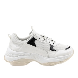 Chaussures de sport blanches, baskets MM-7