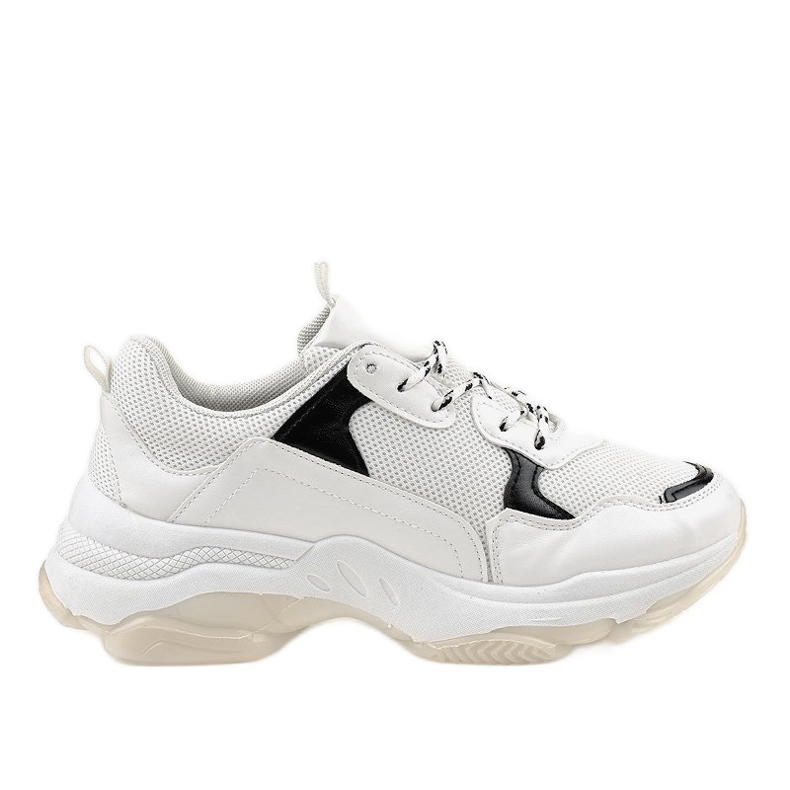 Chaussures de sport blanches, baskets MM-7