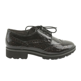 Richelieu à lacets Caprice 23701 le noir multicolore