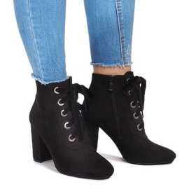 Bottines à Lacets On A Post 168-138 Noir