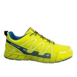 Baskets Sportowe Baskets RS82716-4M VERT / BLEU jaune