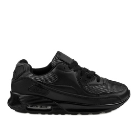 Baskets chaussures de sport noires B306A-61S le noir Baskets chaussures de sport noires B306A-61S le noir