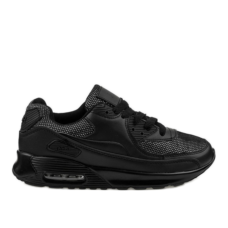 Baskets chaussures de sport noires B306A-61S le noir Baskets chaussures de sport noires B306A-61S le noir