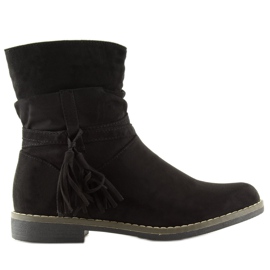 Noir Bottes noires pour femmes 4169 Noir le noir