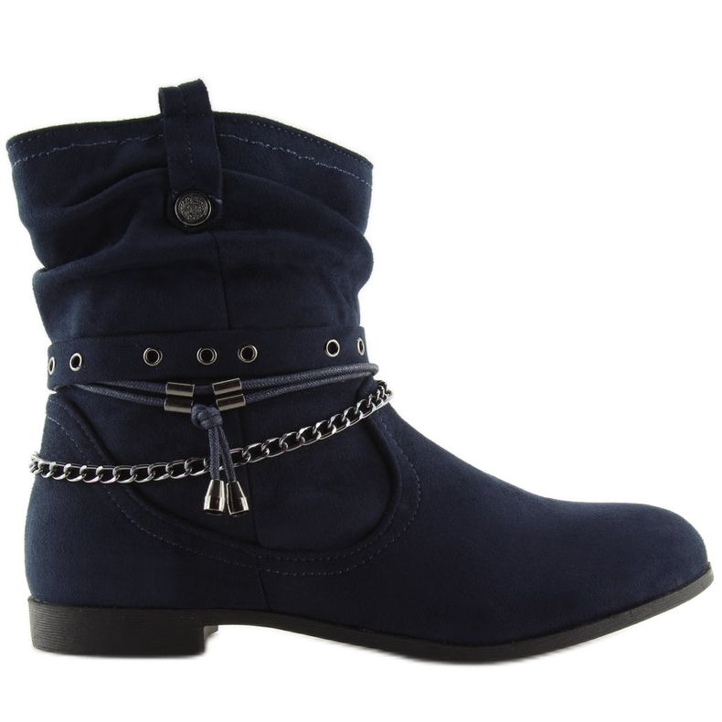 Boots bleu marine 3767 Bleu