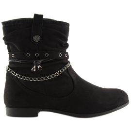 Bottes Saszka noires 3767 Noir le noir