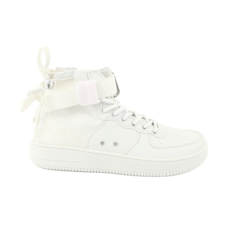 Big Star Wysokie Eco-Slopan Sneakers blanche