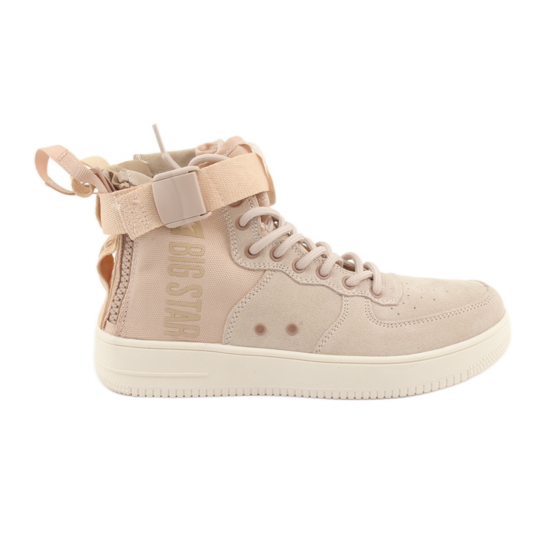 Big Star High Eco-Lather Sneakers 274658 Powder Pink rose