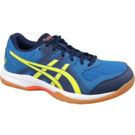 Asics Gel-Rocket 9 M 1071A030-400 chaussures de volley-ball bleu bleu