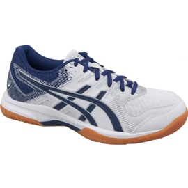Asics Gel-Rocket 9 W 1072A034-102 chaussures de volley-ball blanc blanc