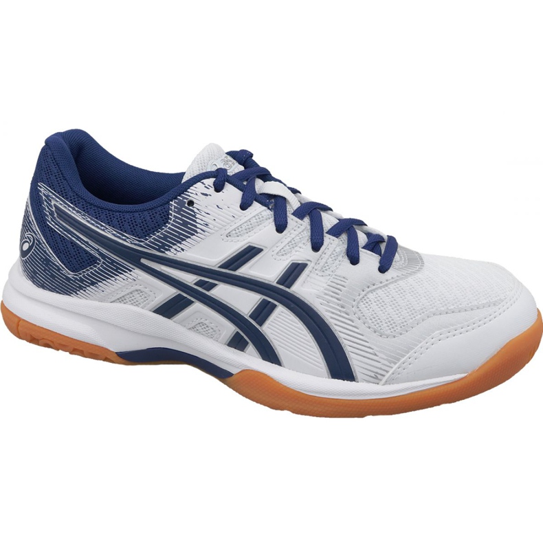 Asics Gel-Rocket 9 W 1072A034-102 chaussures de volley-ball blanche blanche