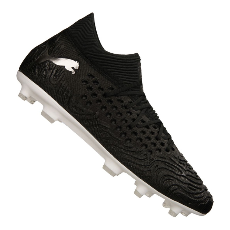 Chaussures de football Puma Future 19.1 Netfit Fg / Ag M 105531 02 le noir le noir Chaussures de football Puma Future 19.1 Netfit Fg / Ag M 105531 02 le noir le noir