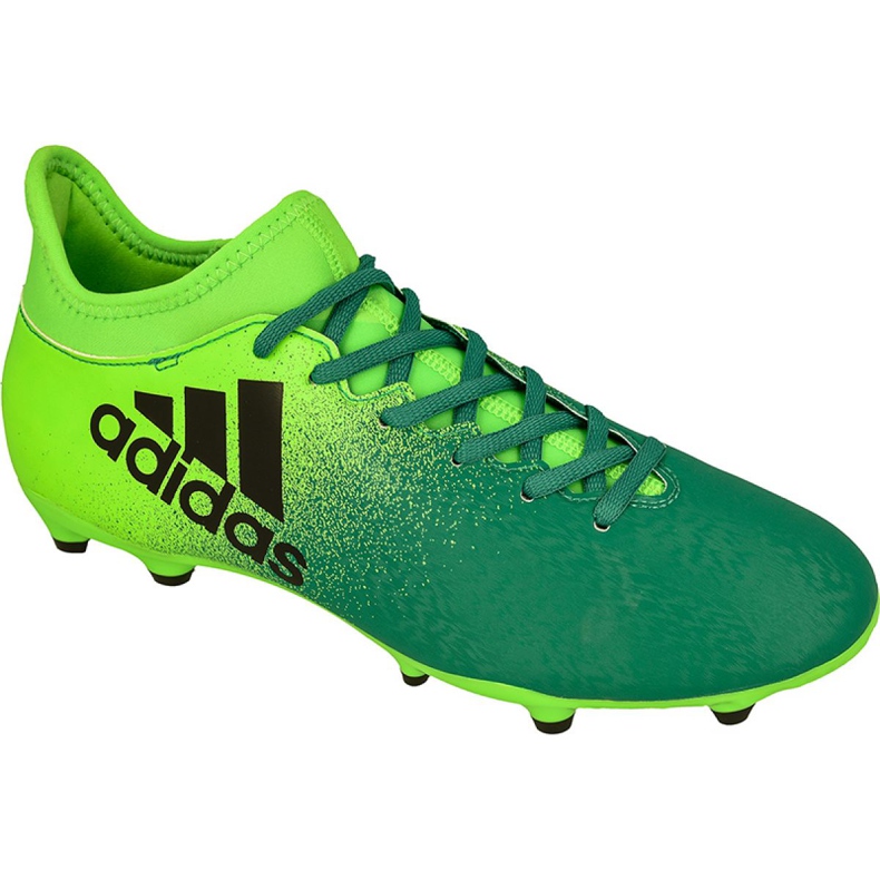 Chaussures de foot Adidas X 16.3 Fg M BB5855 vert vert