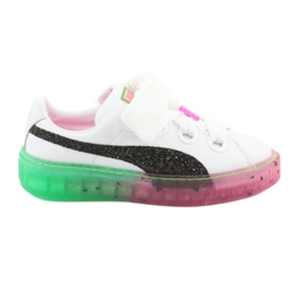 Plateforme Candy Princess Sophia Webster PUMA Blanc PUMA Noir blanche le noir rose vert