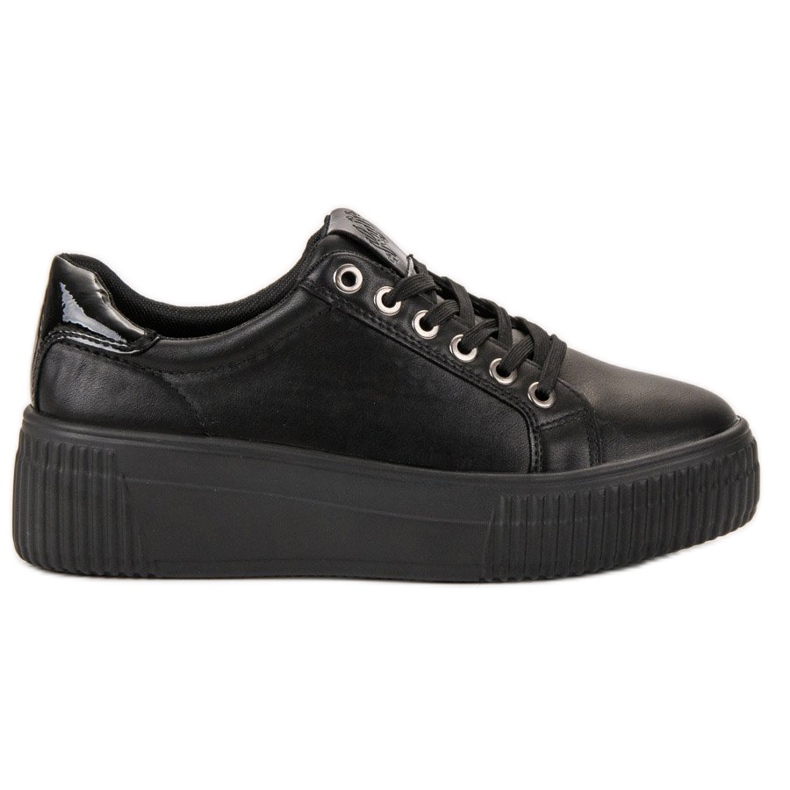 Kylie Chaussures de sport sur la plate-forme le noir