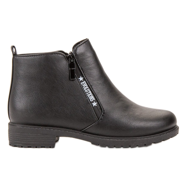 SHELOVET Bottes noires classiques le noir