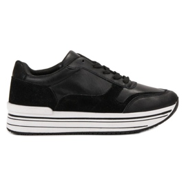 SHELOVET Chaussures de sport noires