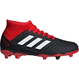 Chaussures de foot Adidas Preadtor 18.3 Fg Jr DB2318 le noir le noir