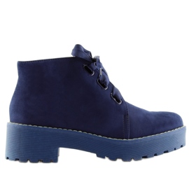 Bottines bleu marine pour femme LL219 Bleu Bottines bleu marine pour femme LL219 Bleu