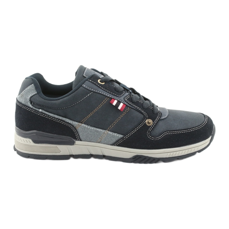 Chaussures de sport American Club AA08 bleu marine gris