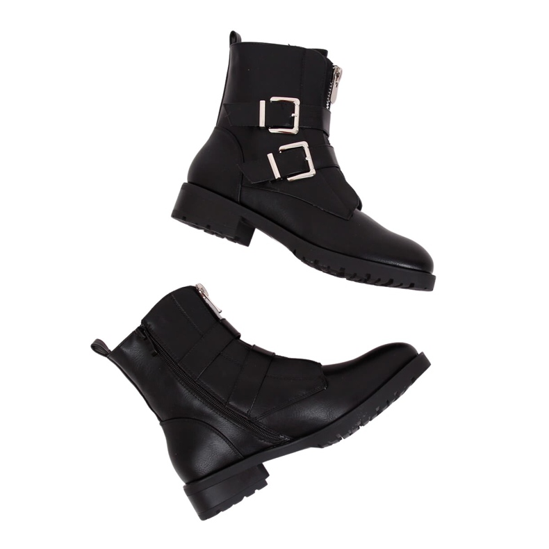 Bottes militaires noires 688-A14 Noir le noir