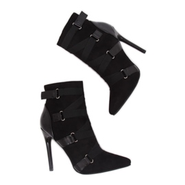 Bottes noires sur une épingle noir BKKX1150 Noir