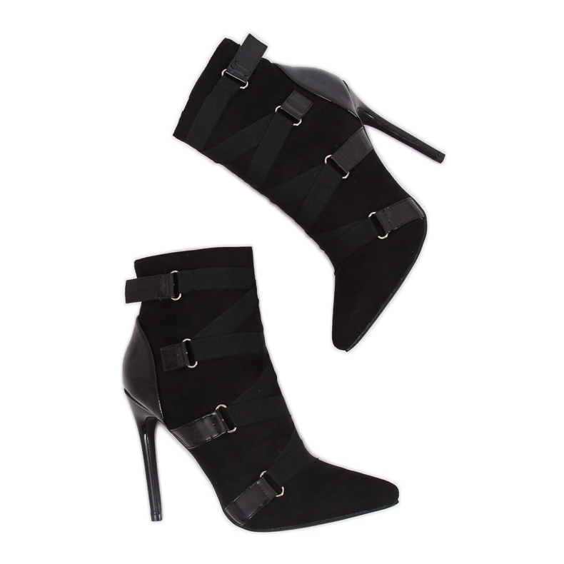 Bottes noires sur une épingle noir BKKX1150 Noir