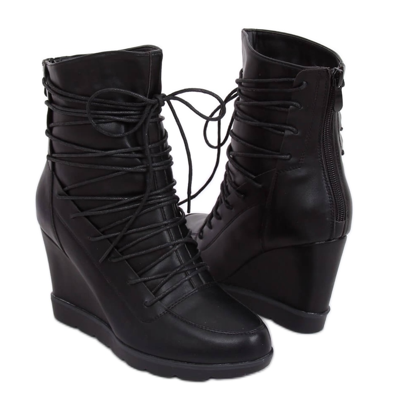 Noir HX301 Bottines compensées noires le noir