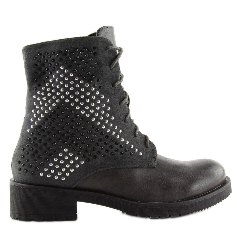 Bottes femme grises grises FC-H65 Gris