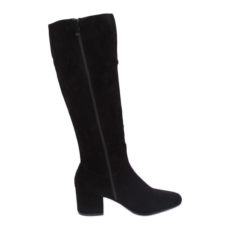 Bottines à talons noires YQ218P Noir le noir