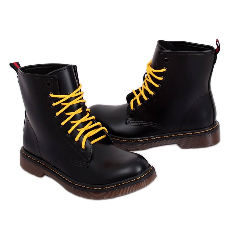 Bottines martensiaki noires R16 Noir le noir