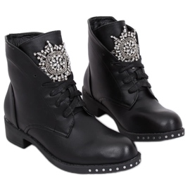 Bottes noires noir 100-902BO-1 Noir le noir